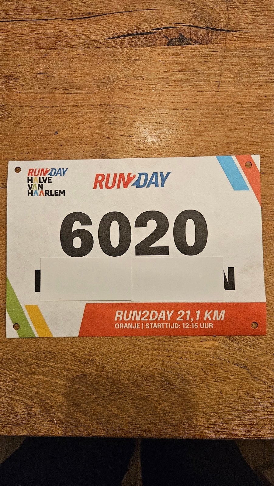 Startbewijs Halve Marathon Haarlem 27sep, Overige merken, Overige typen, Nieuw, Ophalen of Verzenden