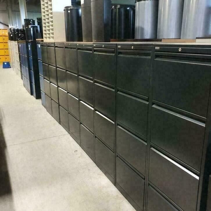 diverse stalen dossierkasten archiefkasten 4 laden kast