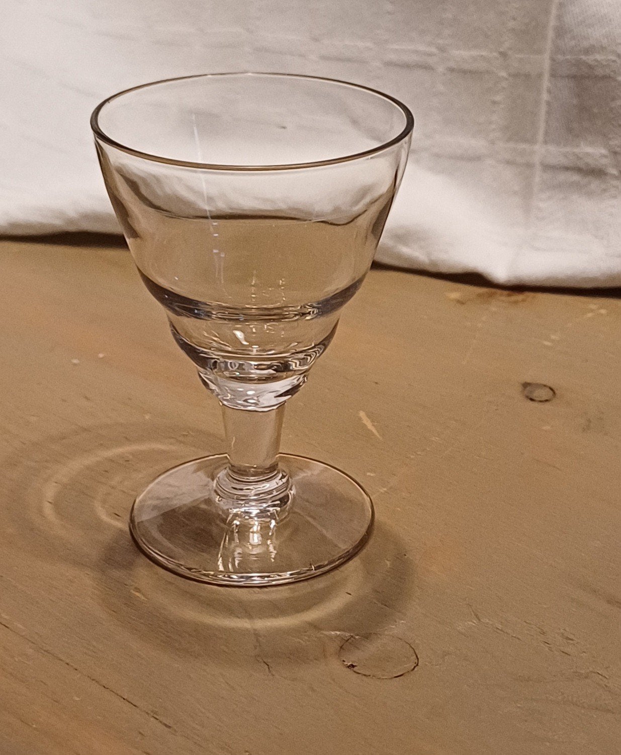 Vintage borrelglas op voetje, Antiek en Kunst, Ophalen