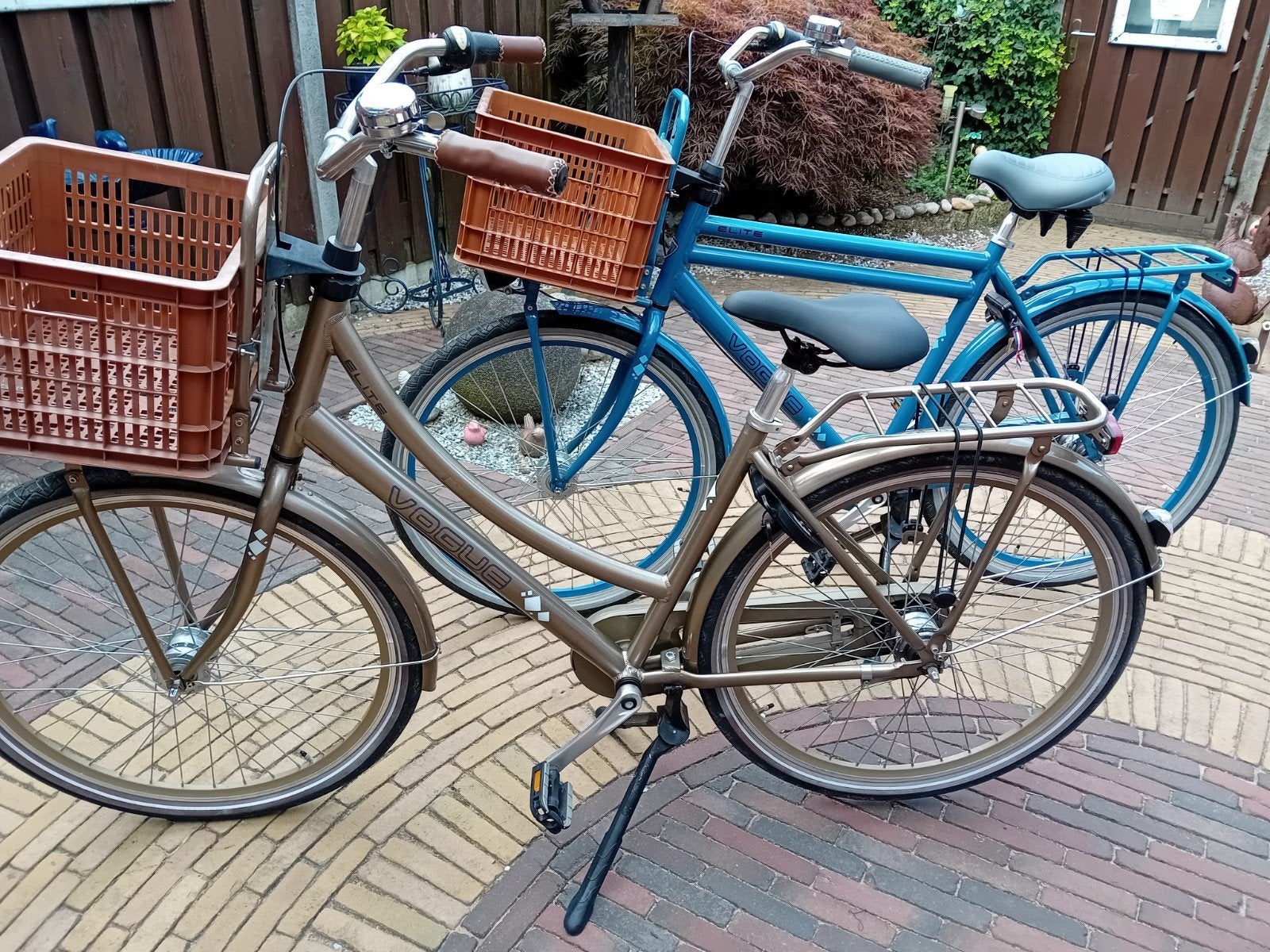 2 st.prachtige VOGUE ELITE FIETSEN  dames +heren( nw staat ), 56 cm of meer, Ophalen of Verzenden, Zo goed als nieuw, Versnellingen