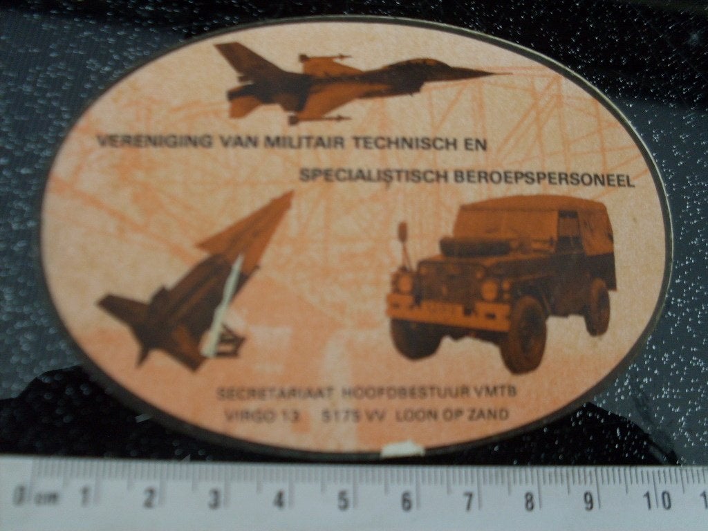 sticker secretariaat hoofdbestuur vmtb loon op zand, Verzenden, Zo goed als nieuw, Bedrijf of Vereniging