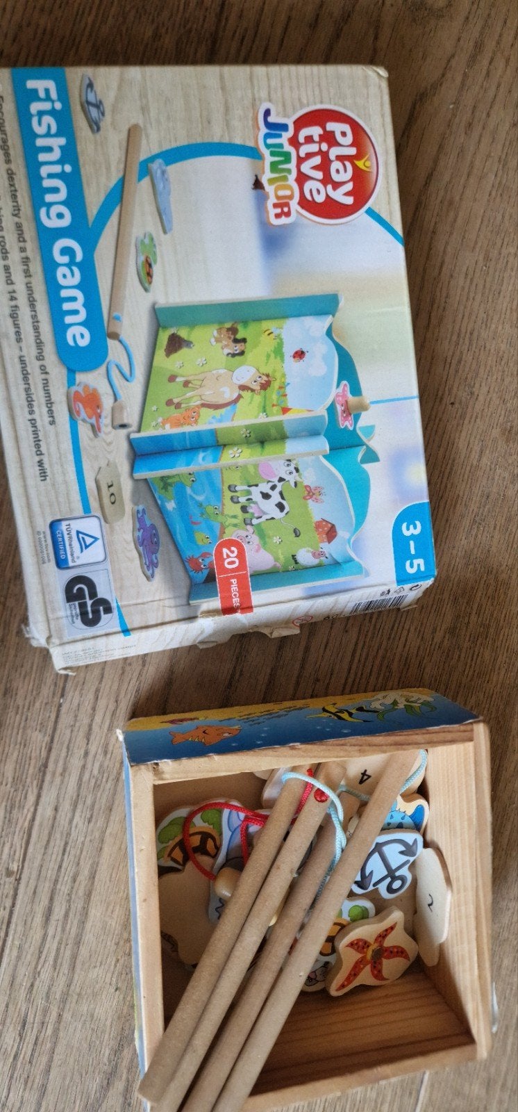 Visspel hout hengelspel, Ophalen, Gebruikt, Overige typen