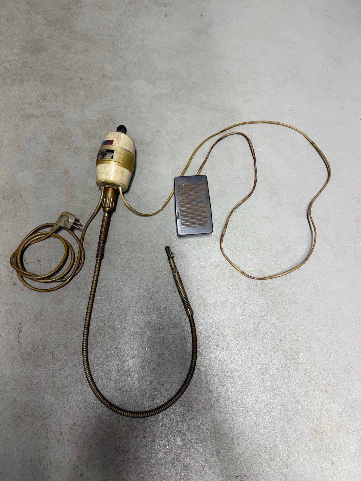 Techdent hangmotor motor met voetpedaal, Ophalen of Verzenden, Gebruikt