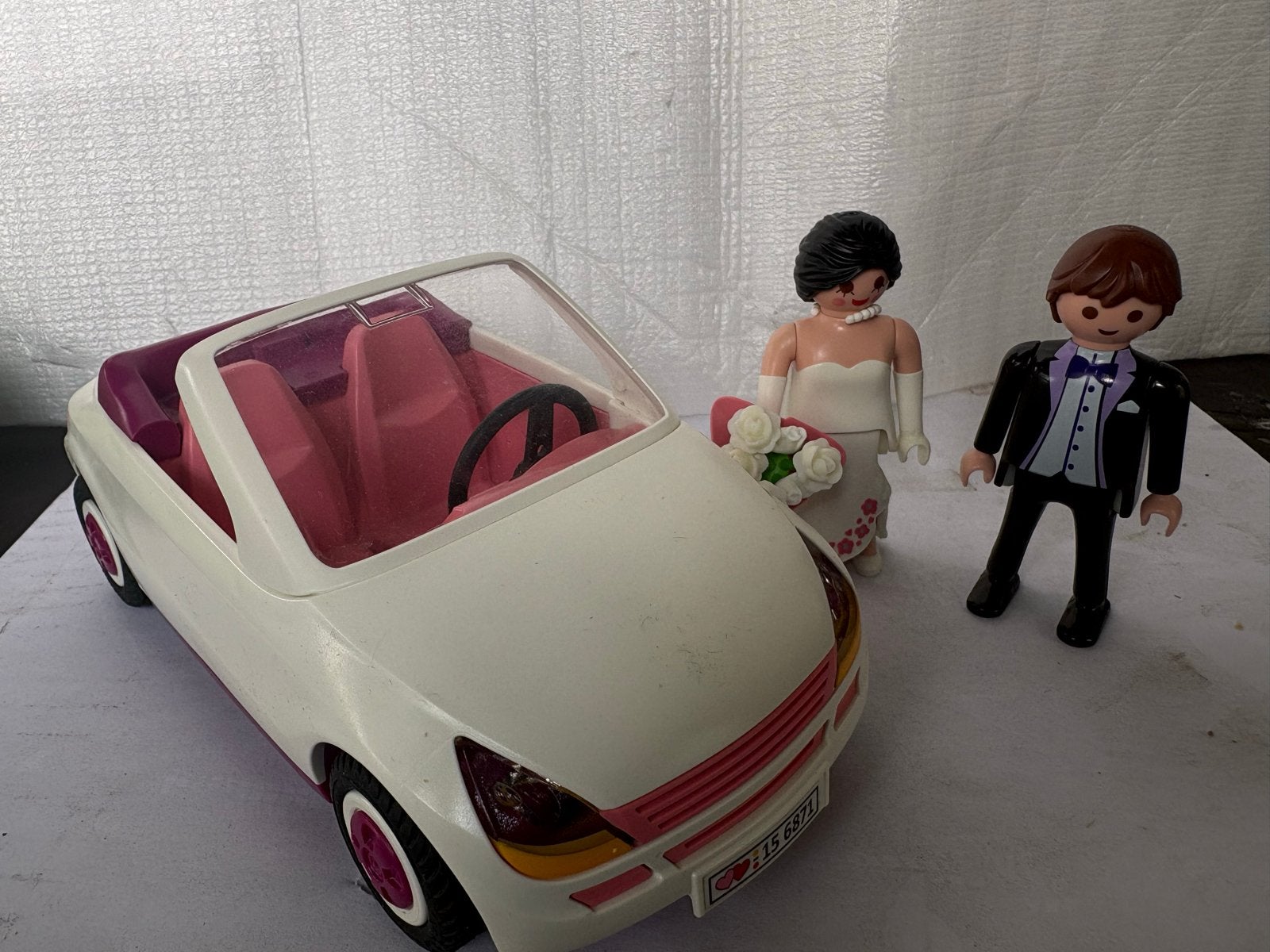 Playmobil Bruidspaar met Cabriolet - Bruiloft Set, Kinderen en Baby's, Gebruikt, Complete set, Voertuig, Ophalen of Verzenden