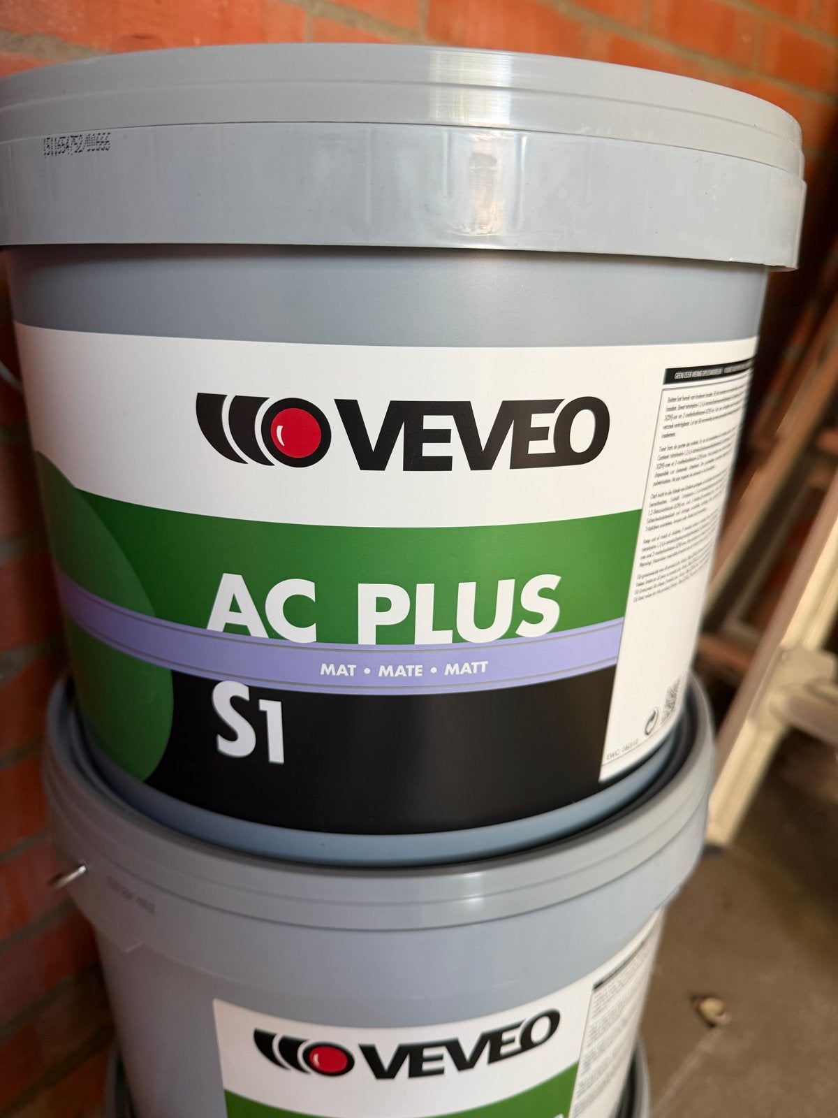 Veveo Collix AC Plus S1 RAL 9016 - 10L Verf, Ophalen, Wit, Nieuw, Verf