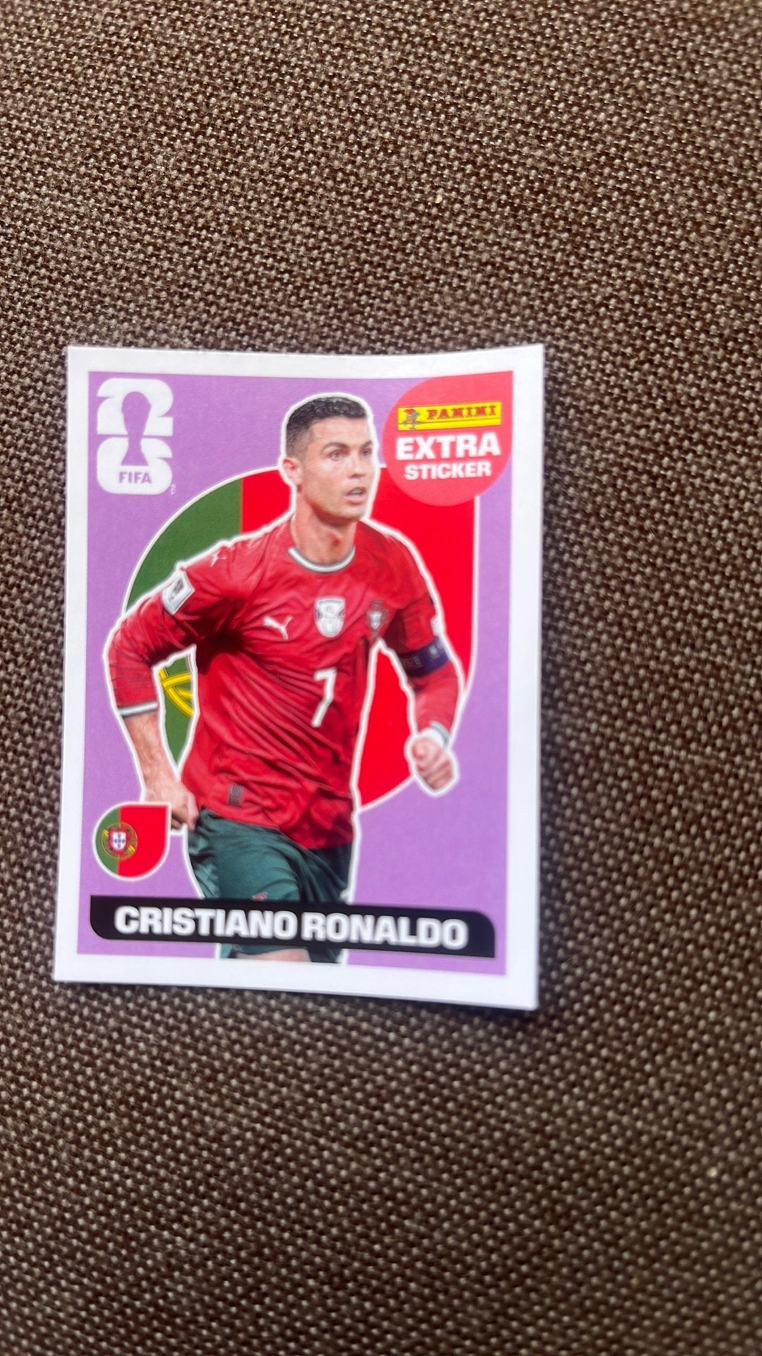 Ronaldo wk sticker, Ophalen of Verzenden, Nieuw, Sticker