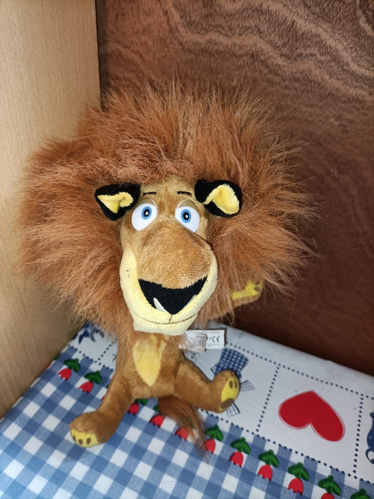 Alex de Leeuw knuffel Madagascar 25 cm groot, Ophalen of Verzenden, Zo goed als nieuw, Overige typen
