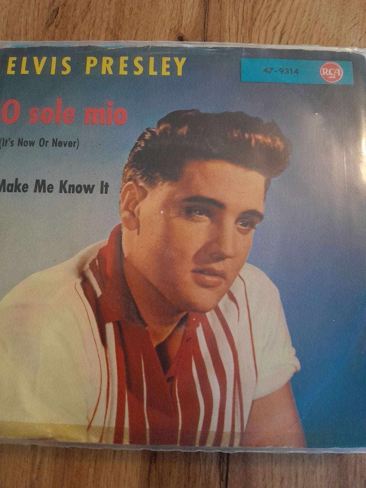 elvis presley 7inch o sole mio, Ophalen of Verzenden, Zo goed als nieuw, Pop
