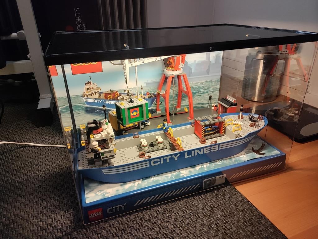 Lego City Lines 7994 Winkel Display met Verlichting, Kinderen en Baby's, Speelgoed | Duplo en Lego, Gebruikt, Lego, Overige typen