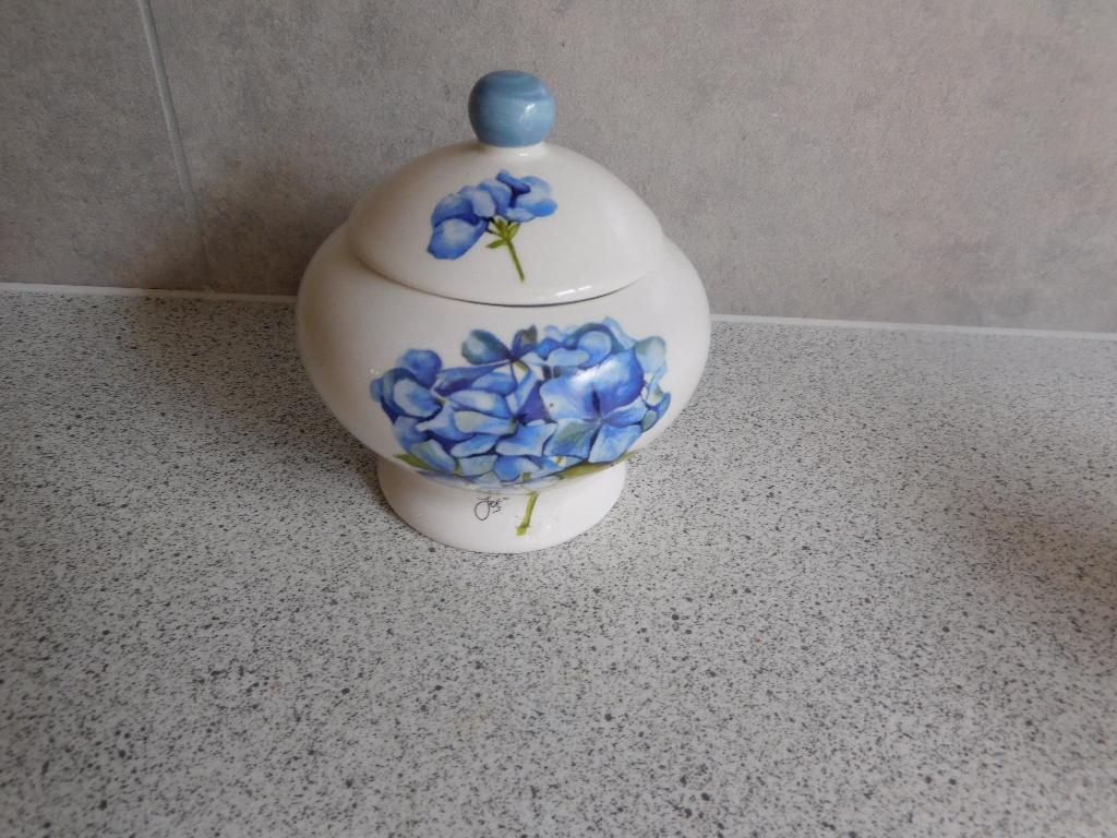 Suikerpot Hortensia JET by ter Steege, Overige typen, Ophalen of Verzenden, Zo goed als nieuw, Overige stijlen