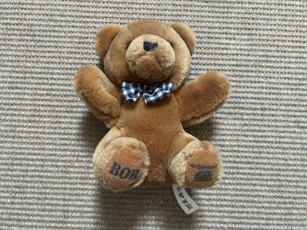 Bijenkorf Amsterdam "Bob" de beer | kleine versie 16cm, Verzamelen, Ophalen of Verzenden, Gebruikt, Stoffen beer, Overige merken