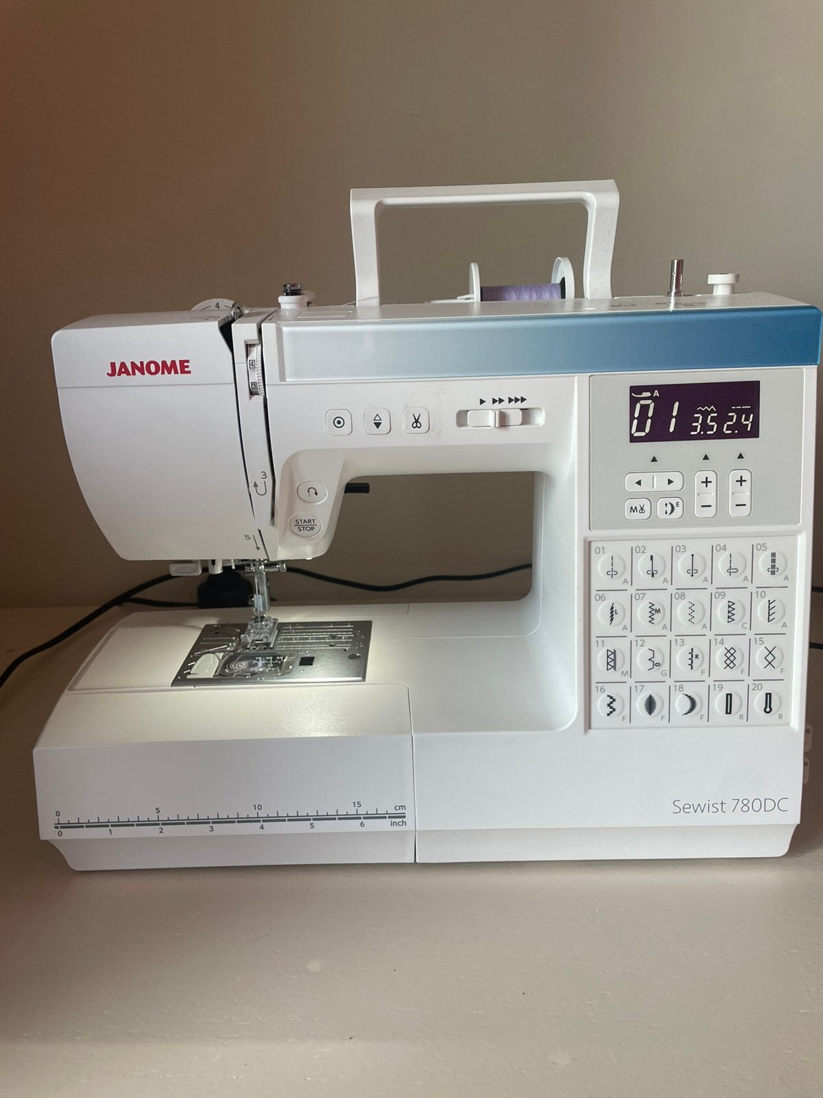 Janome Sewist 780 DC, Hobby en Vrije tijd, Naaimachines en Toebehoren, Ophalen of Verzenden, Gebruikt, Naaimachine, Janome