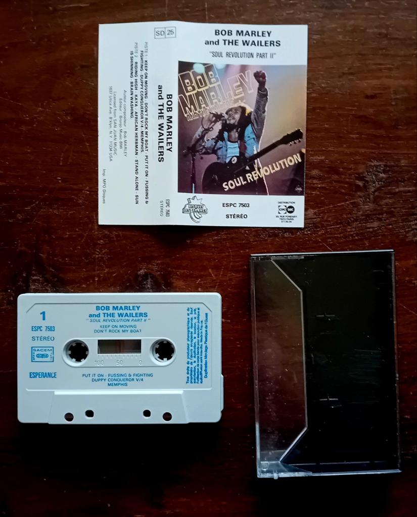 Bob Marley - Soul revolution 2 tape cassette reggae pop, Cd's en Dvd's, Cassettebandjes, Ophalen of Verzenden, Gebruikt, 1 bandje