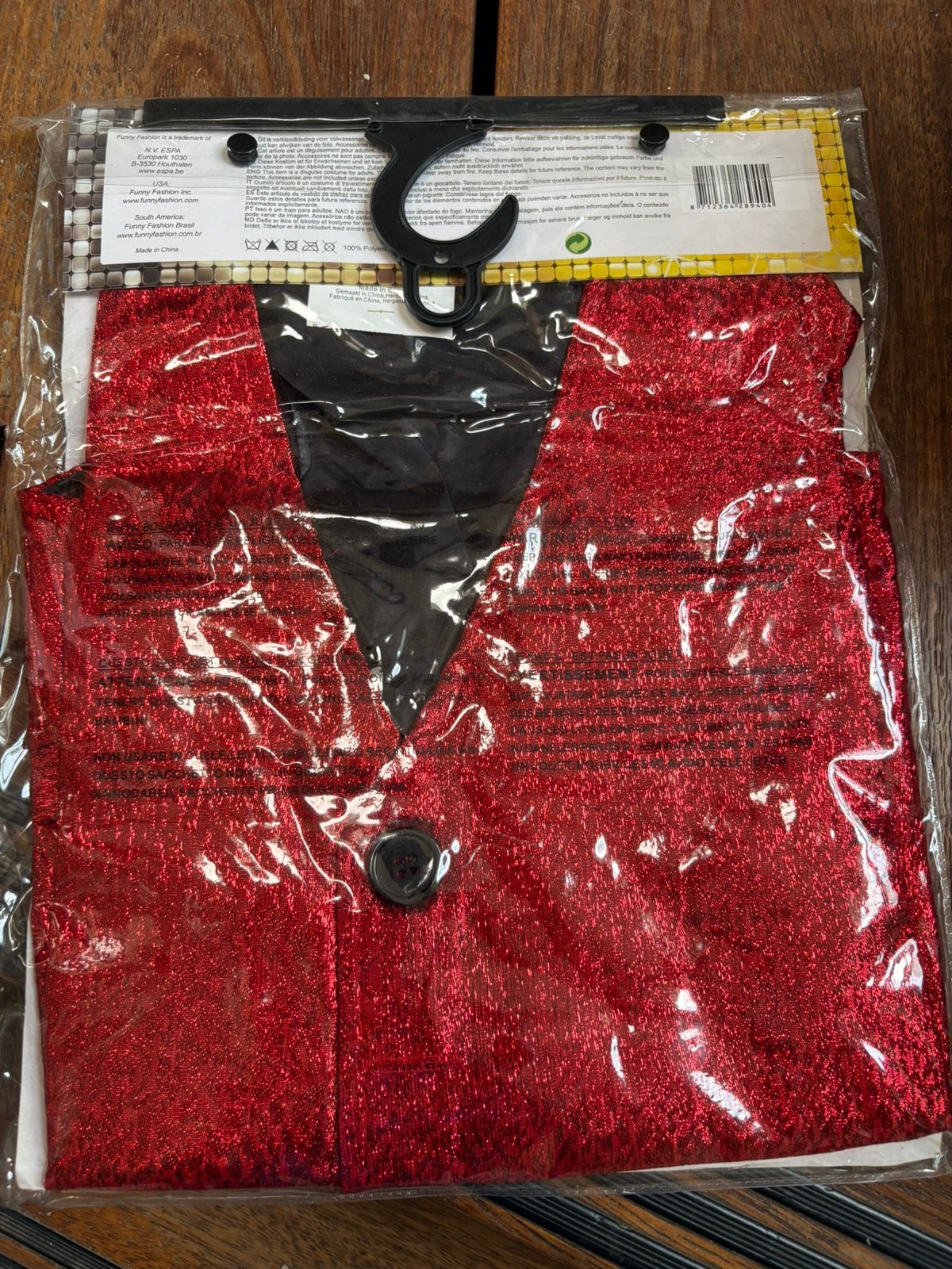 Feest gilet maat l 56-58 nieuw met glitters, Ophalen of Verzenden, Zo goed als nieuw, Hondenjas