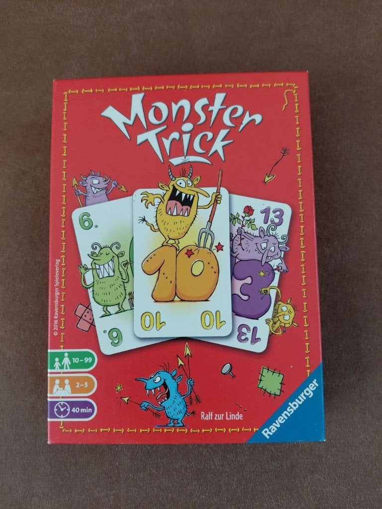 Spel Monster Trick, Drie of vier spelers, Ophalen of Verzenden, Zo goed als nieuw, Ravensburger