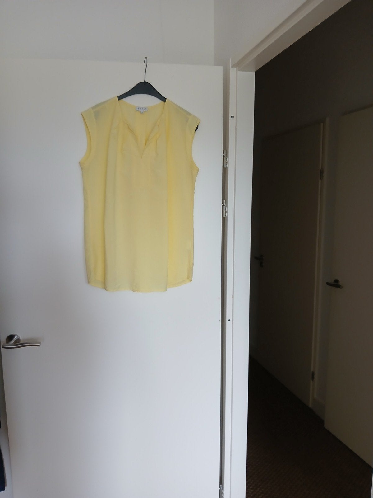 Erfo Dames Blouse Geel Maat 38 - Prima Staat, Maat 38/40 (M), Ophalen of Verzenden, Zo goed als nieuw, Geel