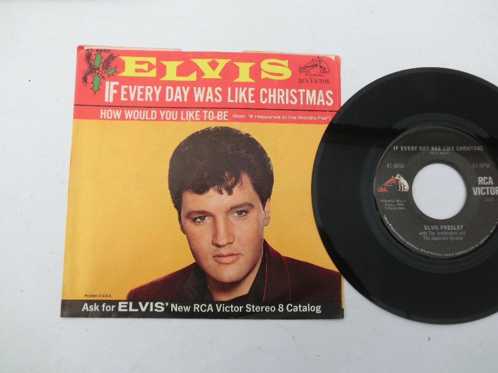 Elvis Presley If everday was like christmas, 7 inch, Single, Ophalen of Verzenden, Zo goed als nieuw