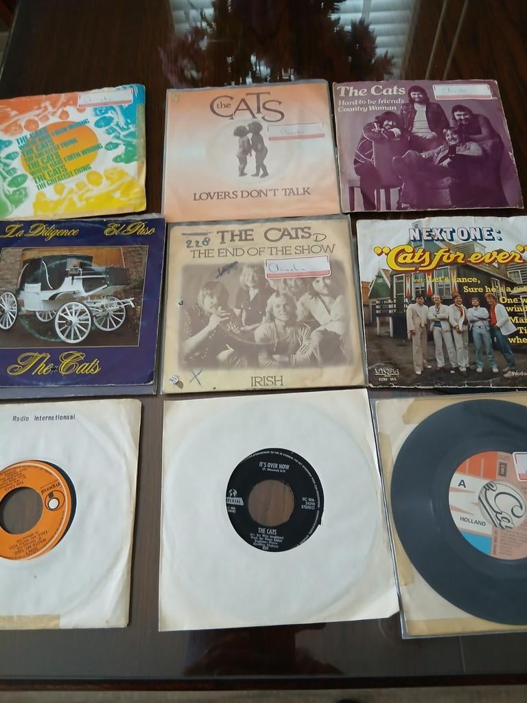 Vinyl singels van the cats, Cd's en Dvd's, Vinyl Singles, Ophalen of Verzenden, Gebruikt, Pop