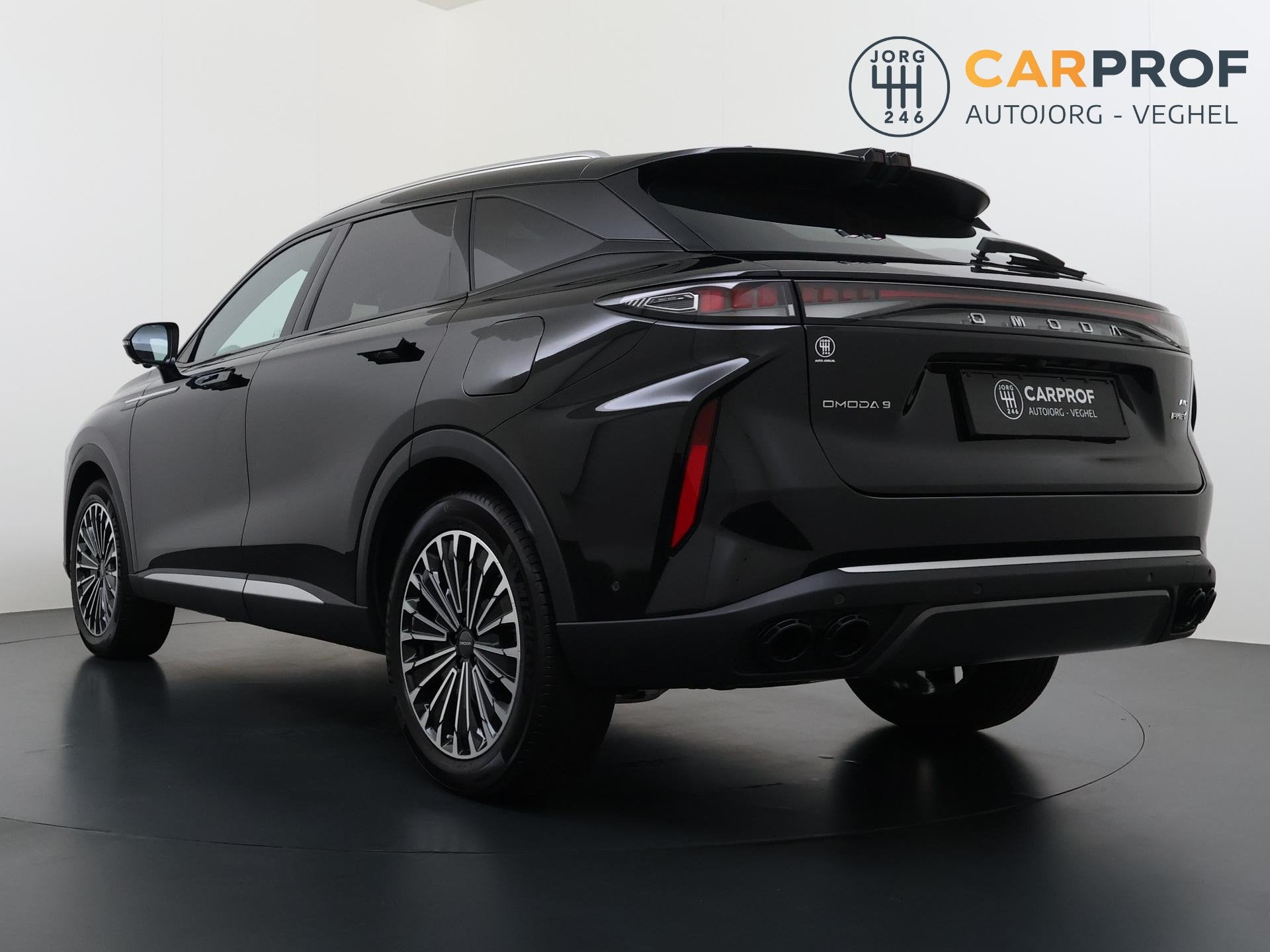 Omoda 9 1.5T-GDi SHS-P Premium 5p PHEV | Panorama | 360 came, Auto's, Automaat, Verwarmde buitenspiegels, 4 cilinders, Zwart