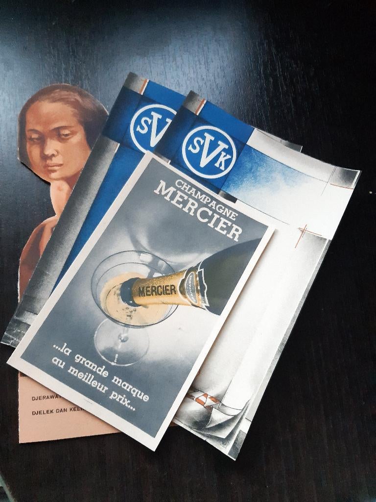 Originele Verzameling folders voor Champagne Purol Indonesie, Verzamelen, Verzenden, Gebruiksvoorwerp