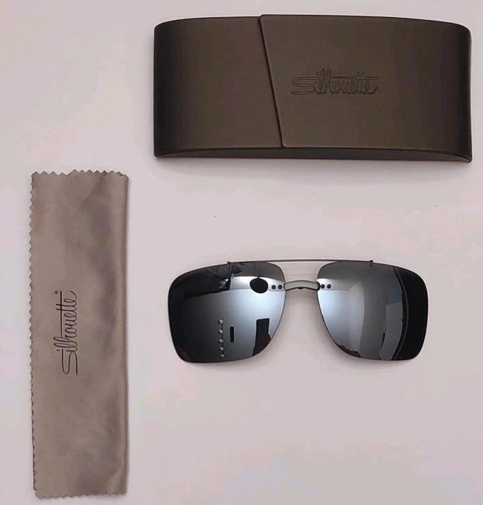 Nieuwe Silhouette Style Shades titanium clip-on zonnebril, Sieraden, Tassen en Uiterlijk, Zonnebrillen en Brillen | Heren, Ophalen of Verzenden
