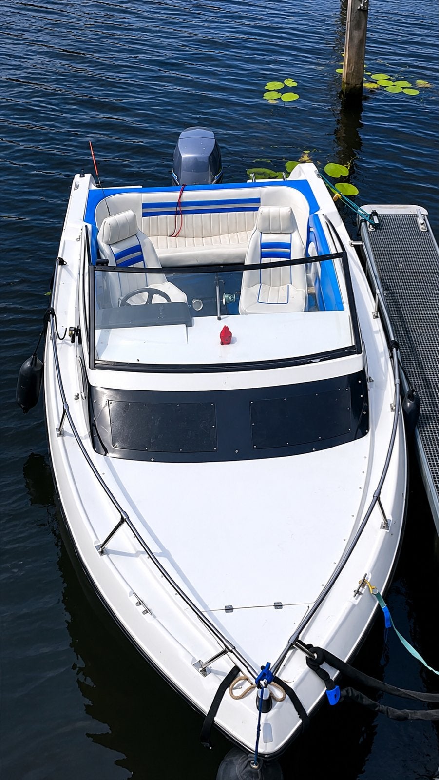 Sportieve speedboot met buitenboordmotor, Ophalen, Gebruikt, Overige merken