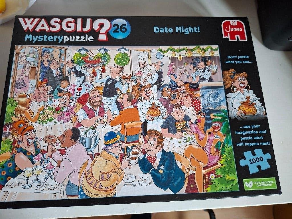 wasgij mystery 26 date night, Ophalen of Verzenden, 500 t/m 1500 stukjes, Zo goed als nieuw, Legpuzzel