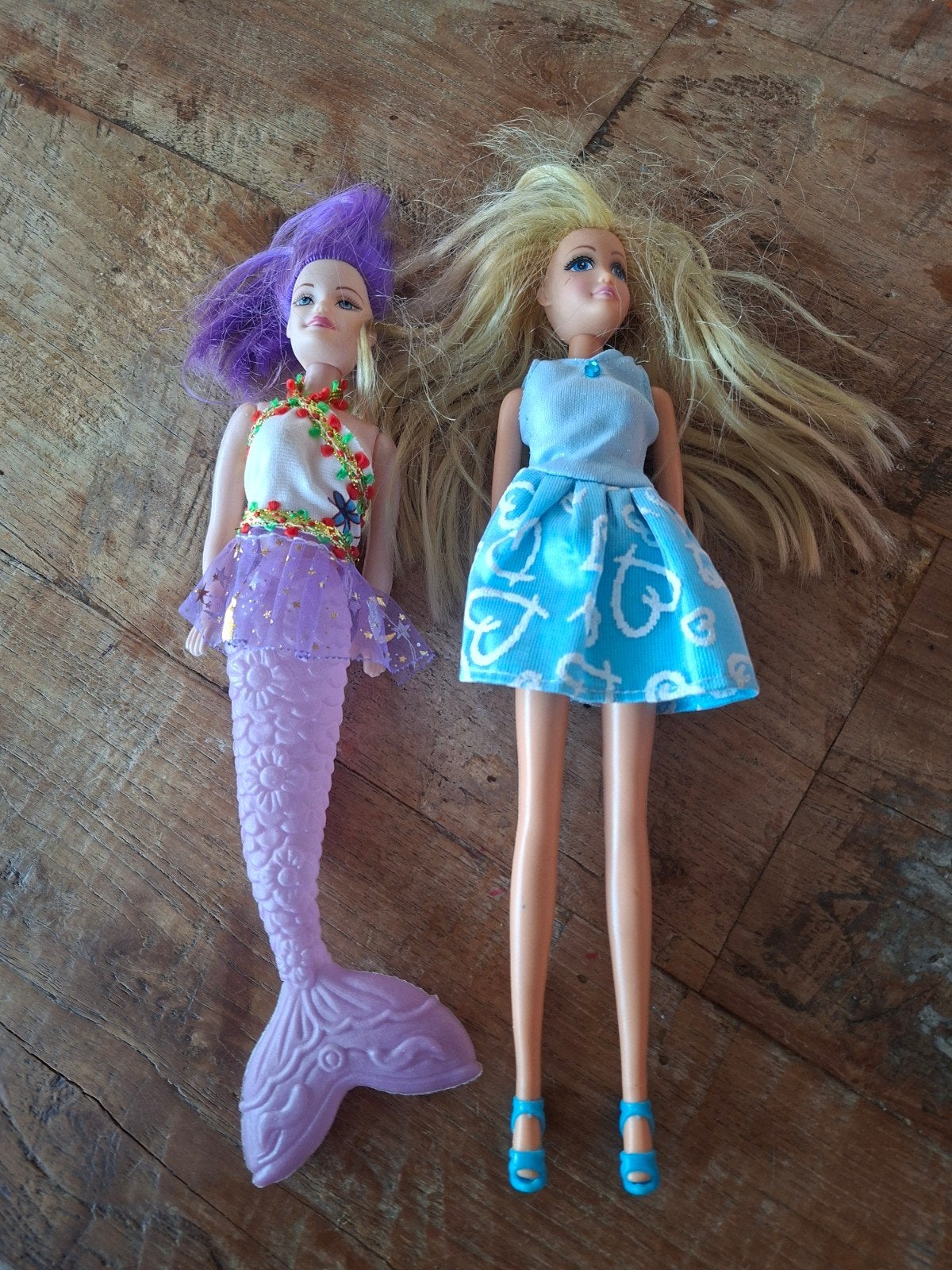 Barbie en zeemeerminpop - set van 2, Ophalen, Gebruikt