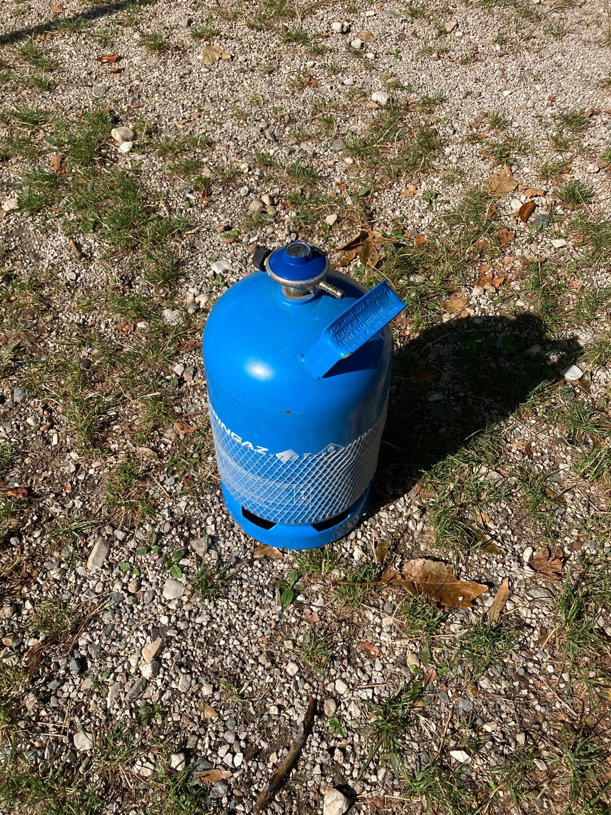 Gasfles Campinggaz met drukregelaar, Caravans en Kamperen, Ophalen, Gebruikt