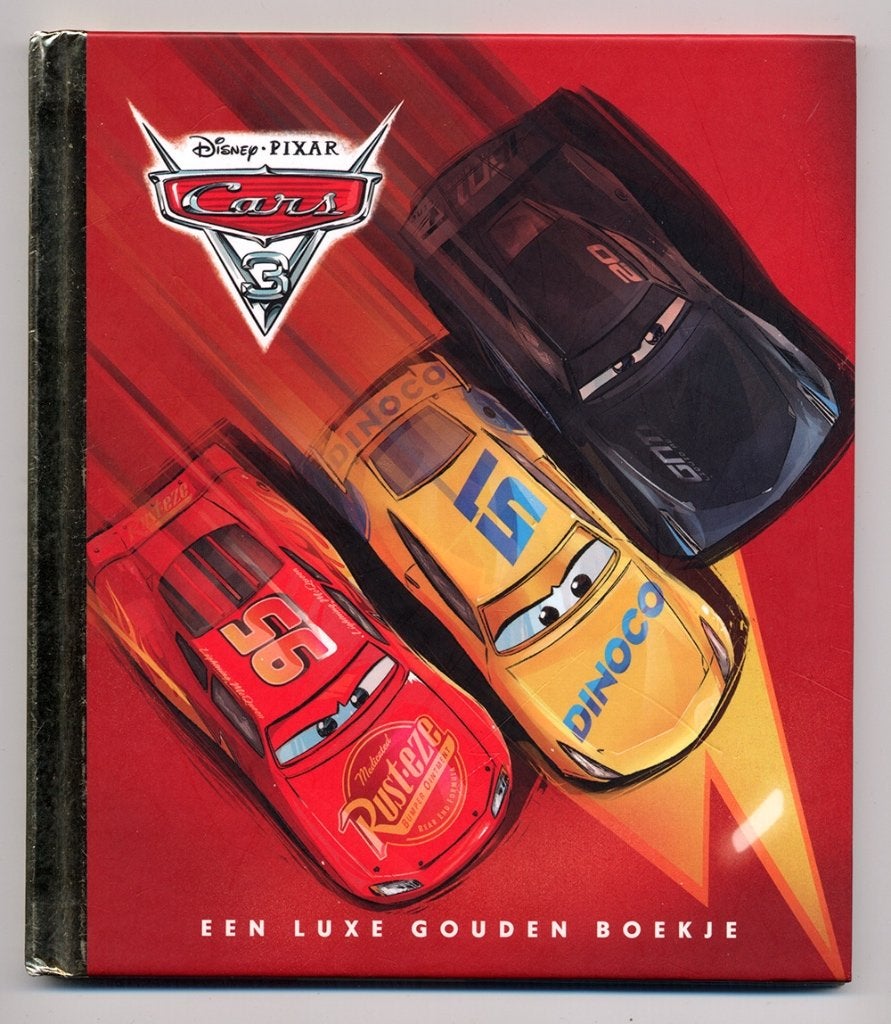 Cars 3 - Een luxe gouden boekje - Disney Pixar, Boeken, Voorleesboek, 5 of 6 jaar, Fictie algemeen, Jongen of Meisje