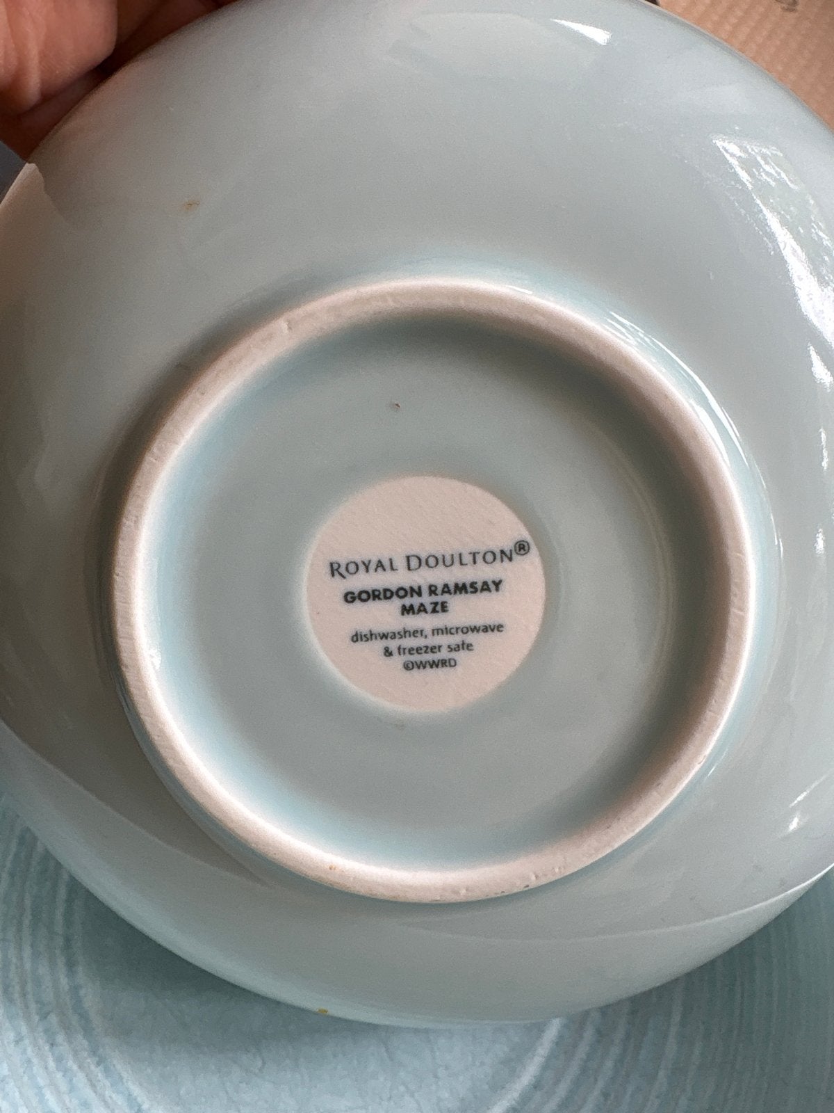 Royal Doulton Gordon Ramsay Maze Schaaltje, Gebruikt, Porselein of Keramiek, Schaal, Rond