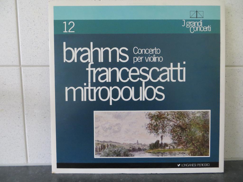 LP Brahms-Concerto in re maggiore per violino e orch. op. 77, Cd's en Dvd's, Gebruikt, Overige typen, Ophalen of Verzenden, Romantiek