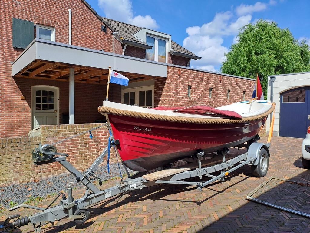 Auke de Vries sloep met trailer, inboard diesel, Watersport en Boten, Sloepen, Ophalen, Diesel, Rondzit