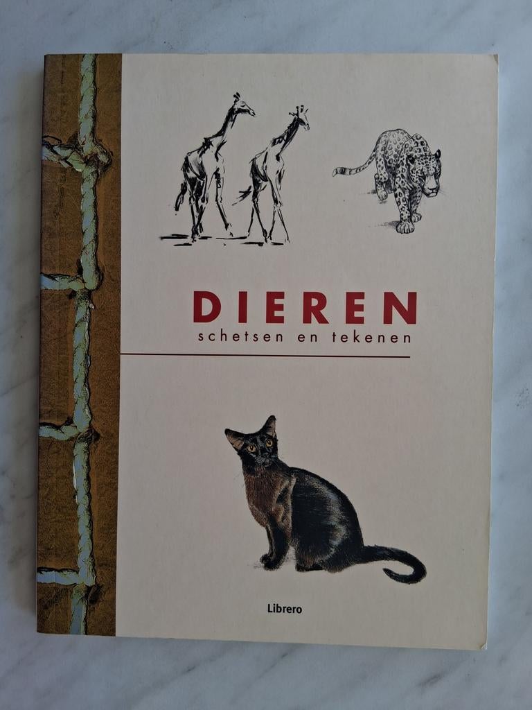 Dieren schetsen en tekenen - Leer dieren tekenen, Boeken, Ophalen of Verzenden, Nieuw, Tekenen en Schilderen