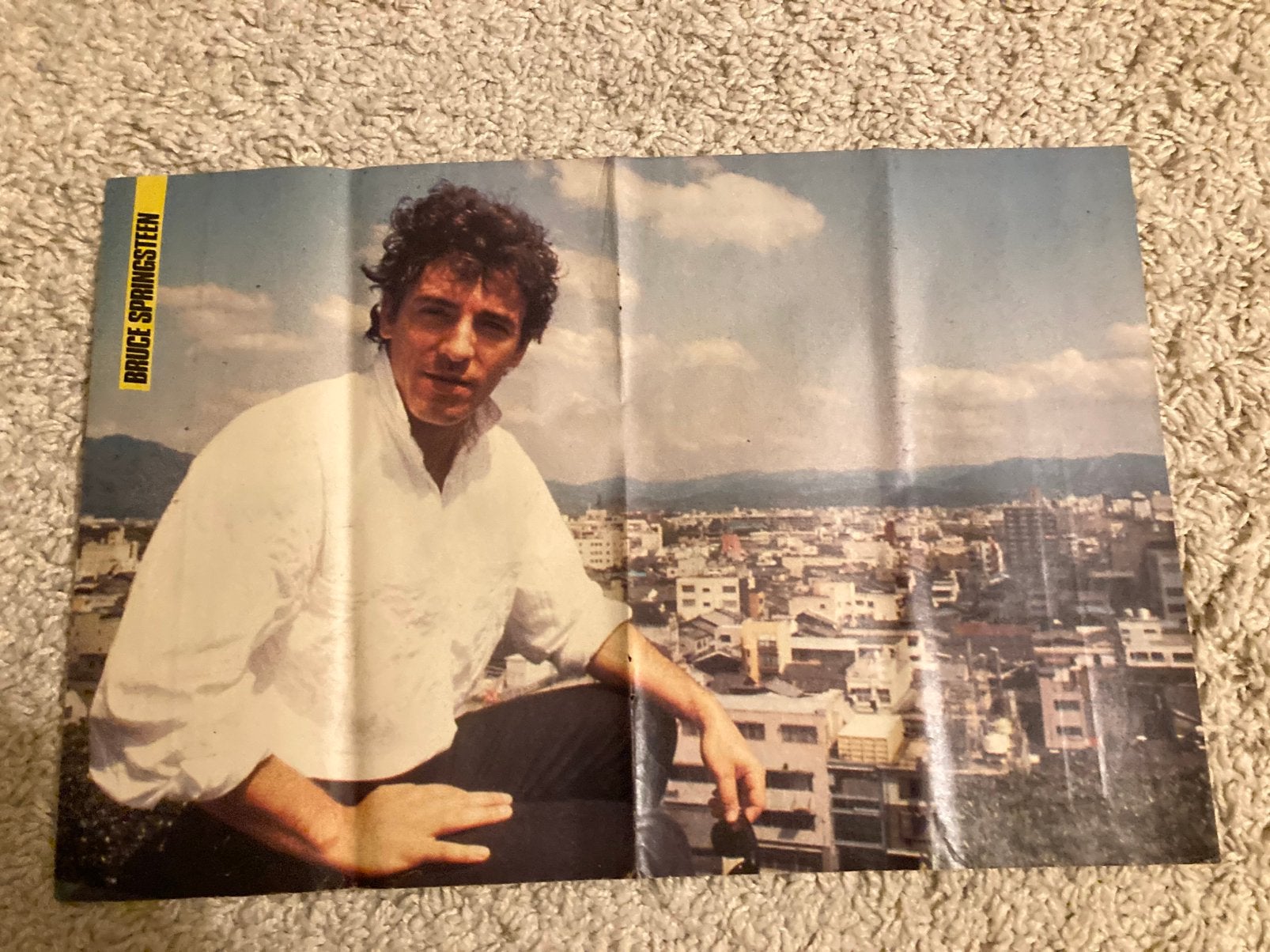 Poster A3 formaat BRUCE SPRINGSTEEN, Ophalen of Verzenden, Zo goed als nieuw, A1 t/m A3