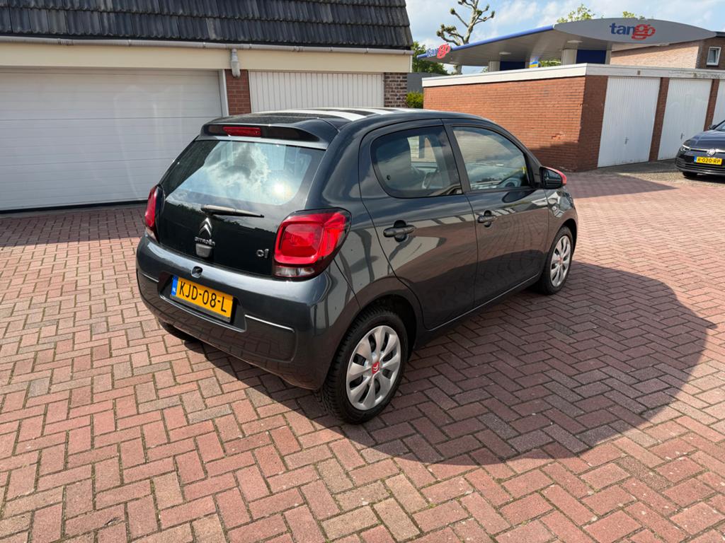 Citroën C1 1.2 VTI 82 5-DRS 2016 Grijs, Auto's, Citroën, Voorwielaandrijving, Stof, 1199 cc, 840 kg