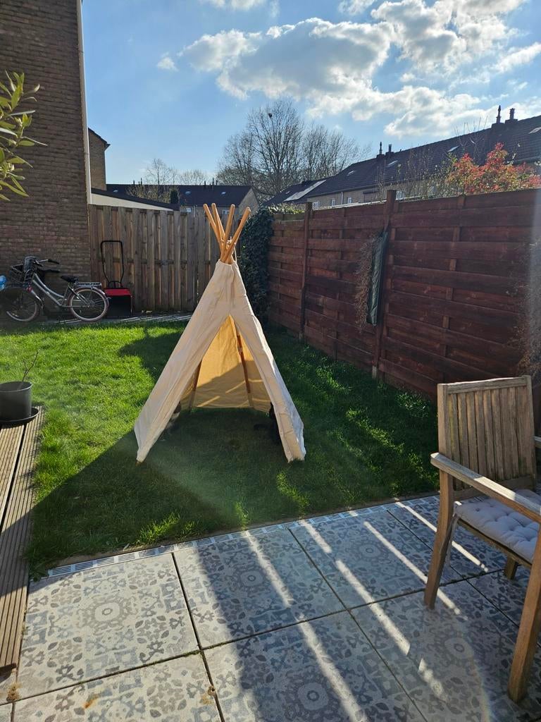Vilac Tipi Speeltent Ecru / Naturel - Zo goed als nieuw, Ophalen, Zo goed als nieuw