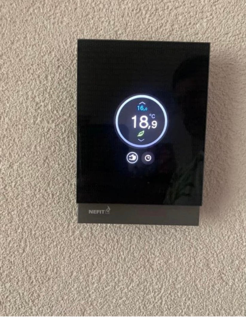 Nefit /Bosch Wifi thermostaat compleet, Ophalen of Verzenden, Slimme thermostaat, Zo goed als nieuw
