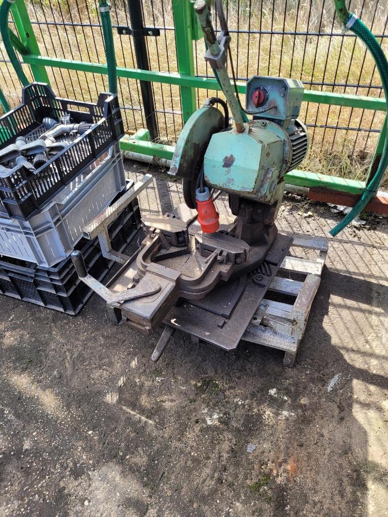 Bewo afkort zaagmachine, Doe-het-zelf en Verbouw, Gereedschap | Zaagmachines, Ophalen, Gebruikt, 70 mm of meer, Bewo