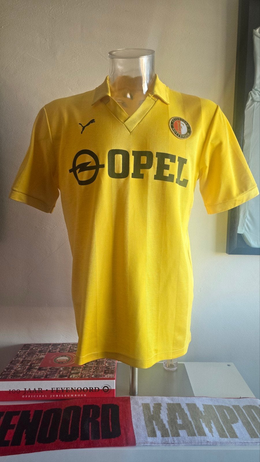 Feyenoord 84/85 uitshirt Opel XL, Maat XL, Ophalen of Verzenden, Shirt