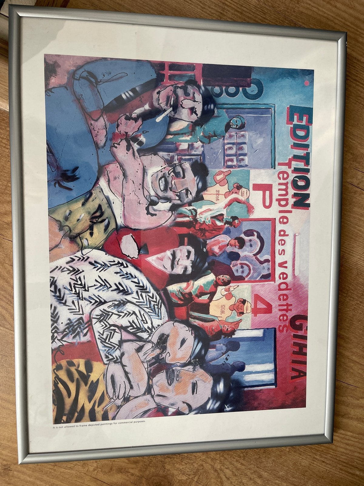 Ingelijste poster: 'herman brood. 30x40, Ophalen