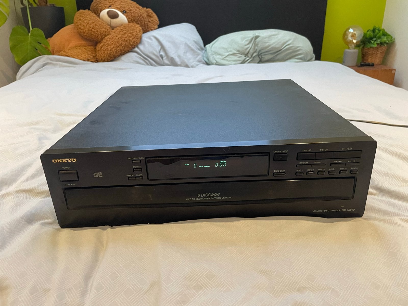 Onkyo DX-C340 6-CD Wisselaar CD-speler, Ophalen of Verzenden, Gebruikt, Overige merken, Wisselaar