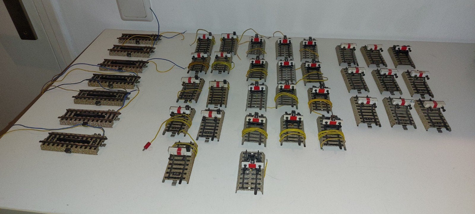 Märklin m Rails stootblokken en ontkoppel rail, Wisselstroom, Gebruikt, Rails, Ophalen of Verzenden