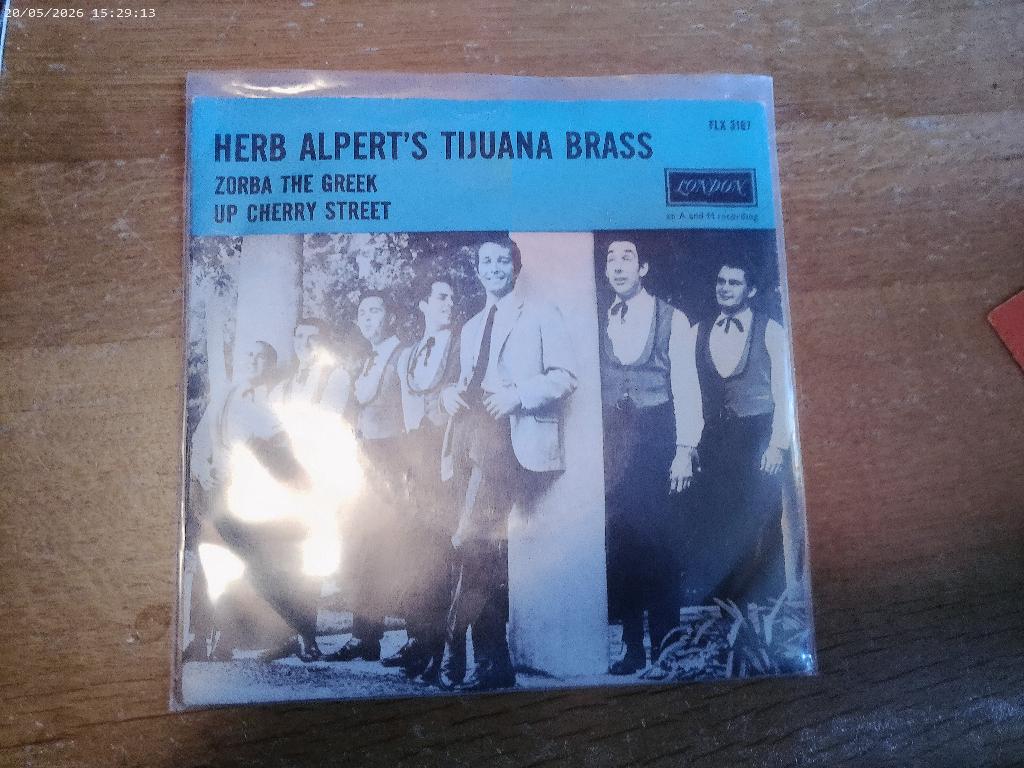 Herb Alpert's Tijuana Brass - Zorba the Greek, Gebruikt, Fotohoes, 7 inch, Single