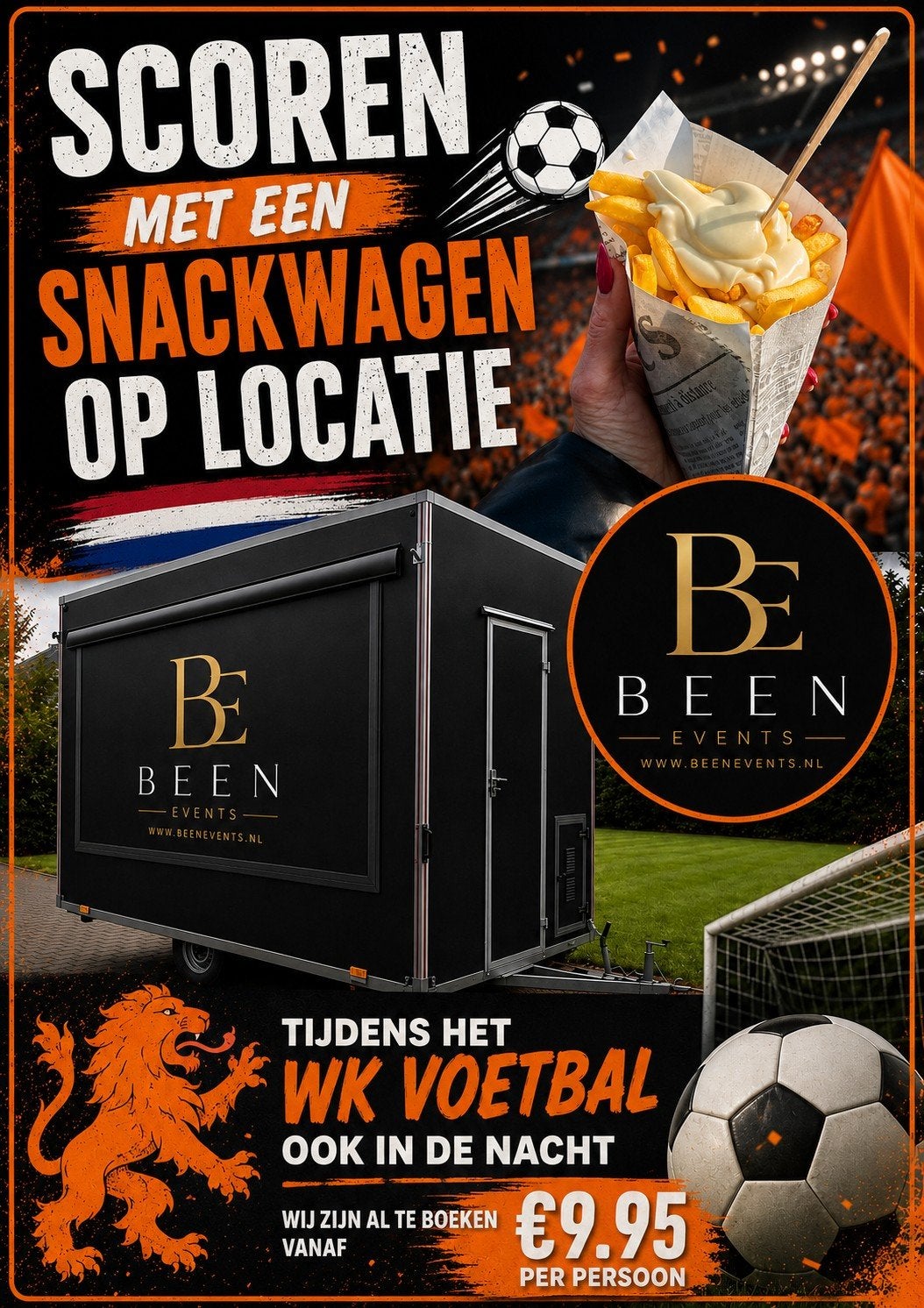 Snackwagen op locatie of poffertjeskraam, Ophalen of Verzenden