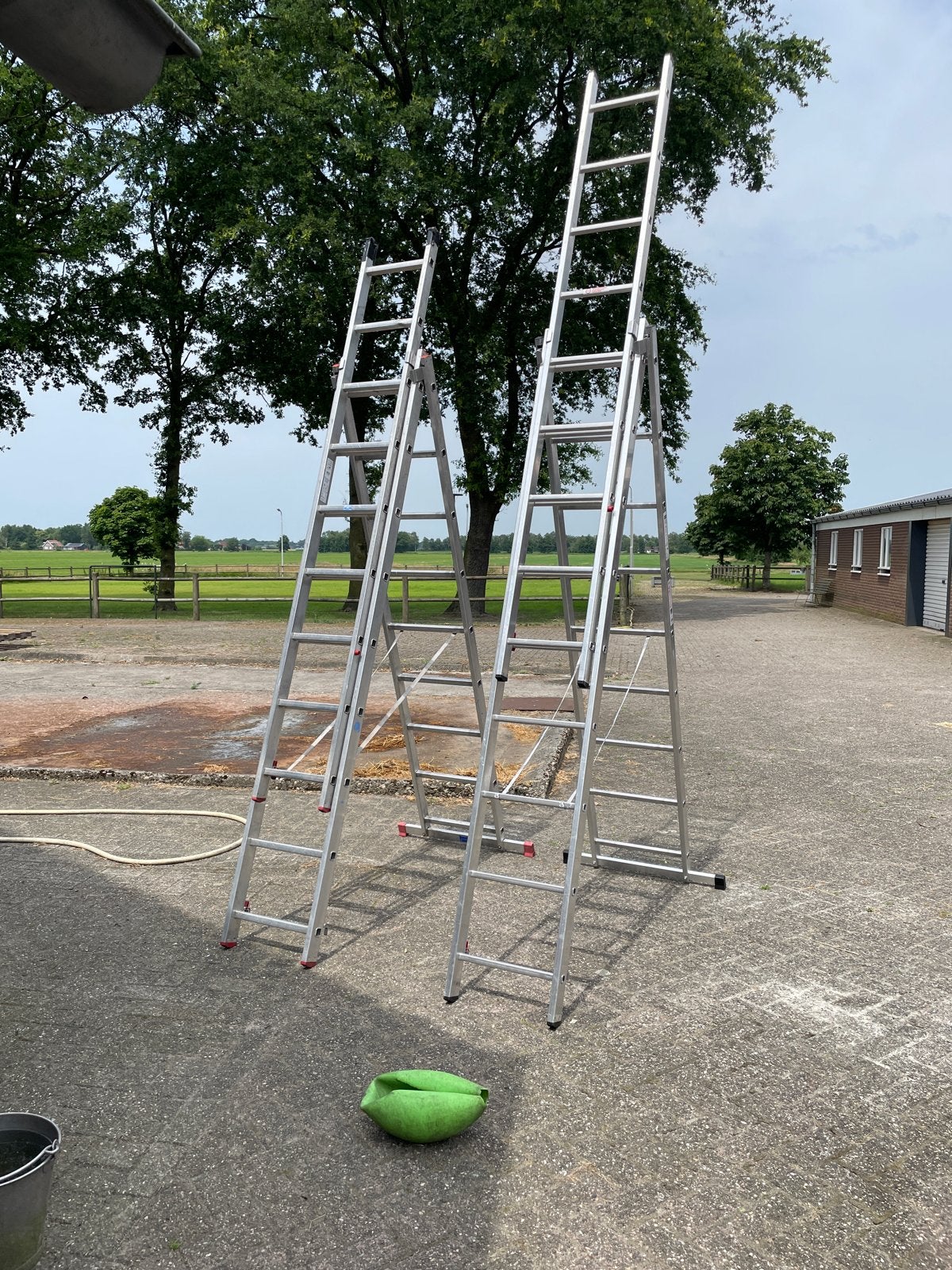 1 stuks Excelsior Reformladders 3x9 sporten 3delige ladder, Ophalen, Gebruikt, Overige typen