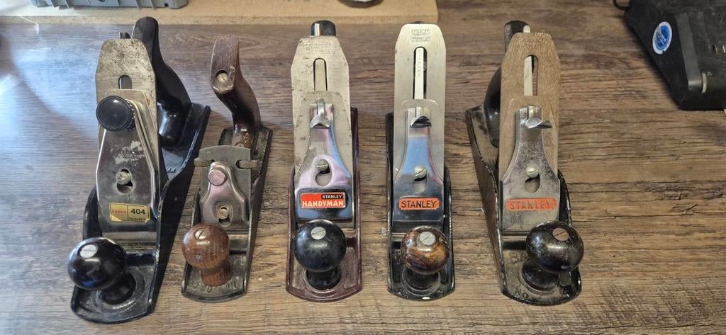 5 houtschaaf, Stanley en Darex, Ophalen of Verzenden