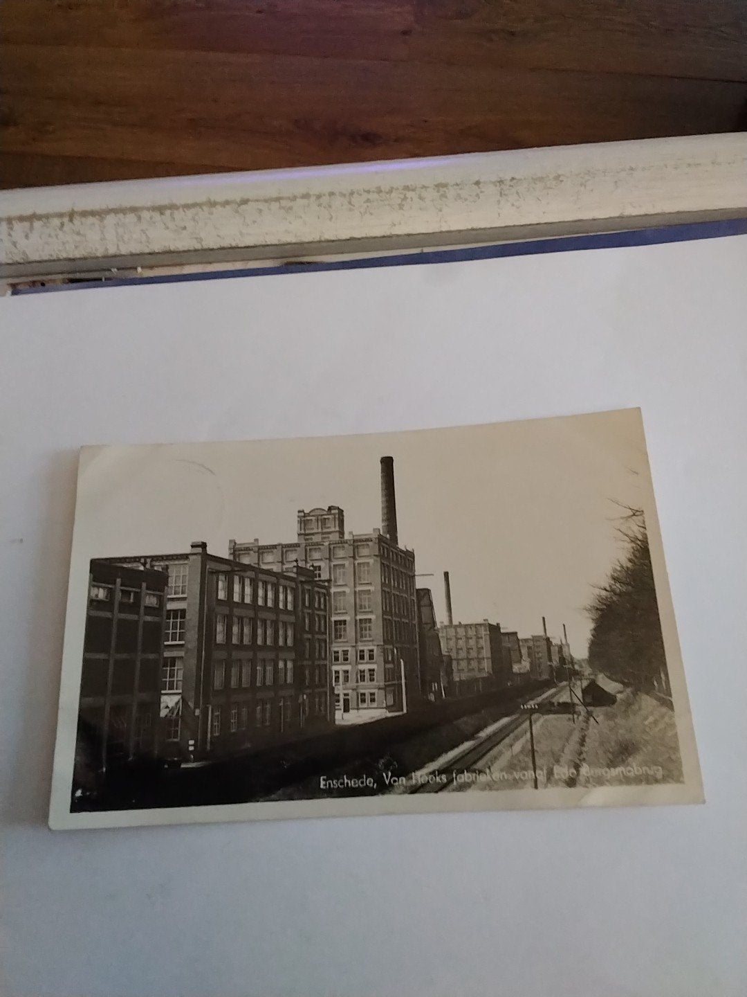 ENSCHEDE. VAN HEEKS FABRIEKEN VANAF EDO BERGSMABRUG, Ophalen of Verzenden, Voor 1920, Overijssel