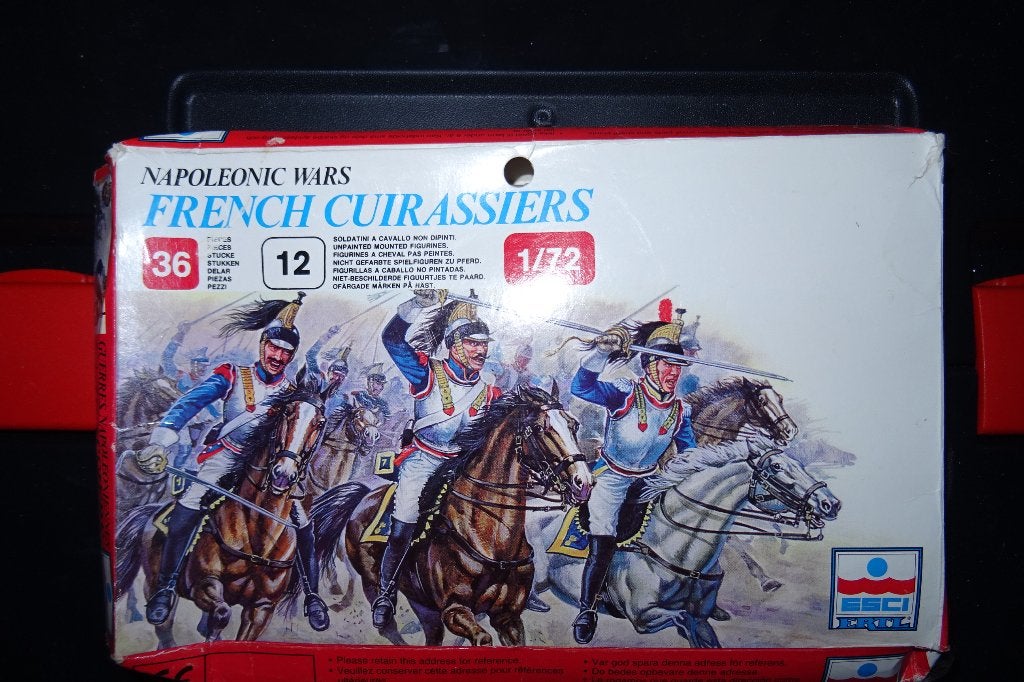 French cuirassiers (Esci), Ophalen, Nieuw, 1:50 of kleiner, Figuur of Figuren