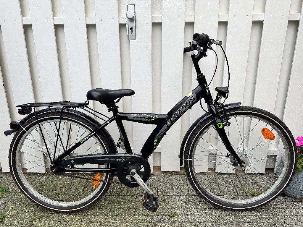 Stevige kinderfiets met 7 versnellingen, Fietsen en Brommers, 20 inch of meer, Velgrem, Zo goed als nieuw, Ophalen